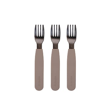 Filibabba Silikone gafler 3-pak Warm grey