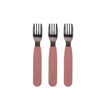 Filibabba Silikone gafler 3-pak Rose