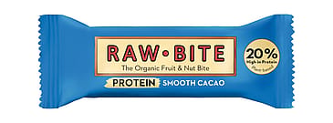 Rawbite Frugt- og nøddebar Glutenfri Ø Smooth Cacao 45 g