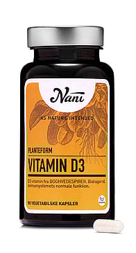 Nani Vitamin D3 på planteform 90 kaps