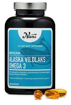 Nani Omega-3 - Alaska Vildlaks 180 kaps.