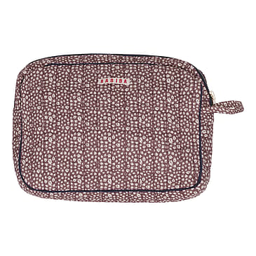HABIBA Autumn Leaf Toiletry Bag Burgundy