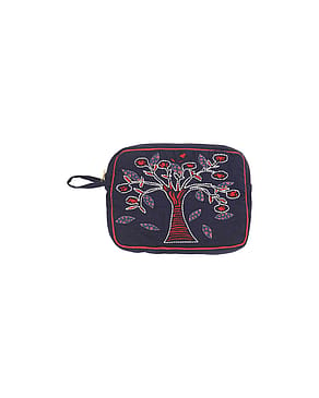 HABIBA Bohemia Makeup Clutch Indigo
