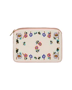 HABIBA Flora Mini Clutch Vanilla