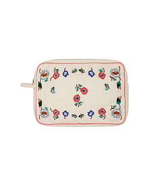 HABIBA Flora Toiletry Bag Vanilla