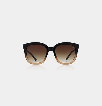 A. Kjærbede Billy Solbriller Black/Brown Transparent
