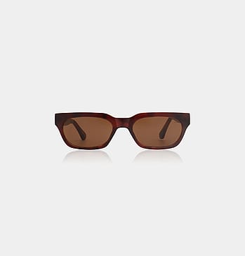 A. Kjærbede Bror Solbriller Brown/Demi Light Brown Transparent