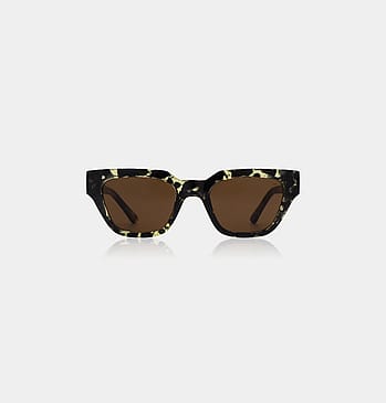 A. Kjærbede Kaws Solbriller Black / Yellow Tortoise