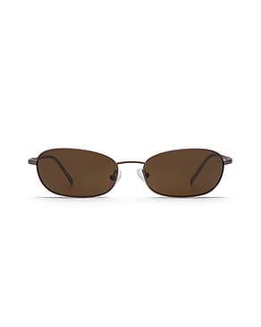 A. Kjærbede Jack Solbriller Matte Brown