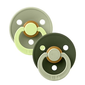 BIBS Pacifier Studio Colour 2 Pack Sage Hunter Green mix Size 1