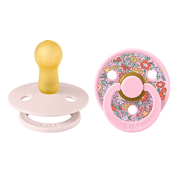 BIBS x Liberty Pacifier Colour 2-Pak Petal Mix Oscar Meadow Latex Size 2