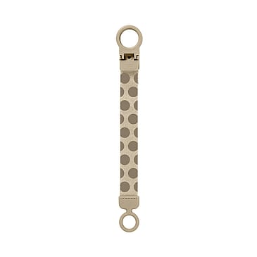 BIBS Studio Pacifier Polka Mega Vanilla Dark Oak