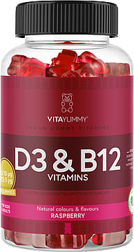 VitaYummy Vitamin D & B12 Raspberry 60 stk