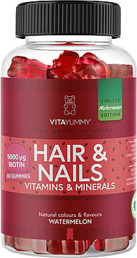 VitaYummy Hair & Nails Watermelon 60 stk.