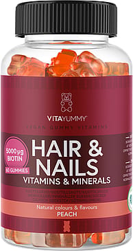 VitaYummy Hair & Nails (Peach) 60 stk