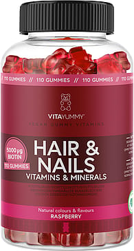 VitaYummy Hair & Nails (Raspberry) 110 stk