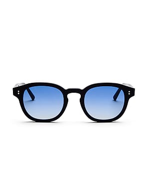 MESSYWEEKEND Bille Solbriller Black Gradinet Blue