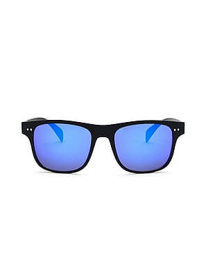 MESSYWEEKEND Letvægtssportssolbriller Black Blue Polarized