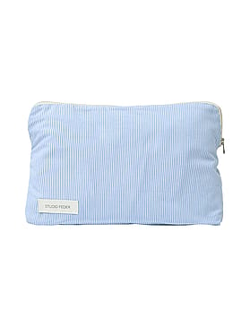 Studio Feder Celia Toiletry Bag Cotton Milk Stripe