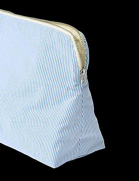 Studio Feder Celia Toiletry Bag Cotton Milk Stripe