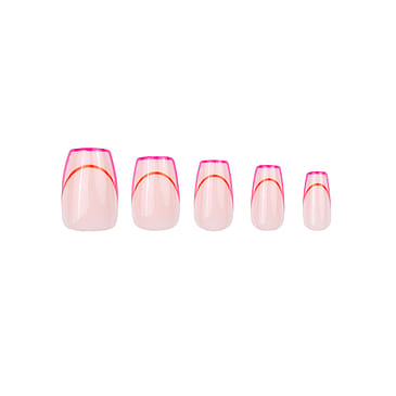 DUFFBEAUTY Instant Pro Press-on Manicure Out Of Line, Coffin