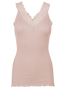 Rosemunde RWBernadine Organic Cotton SL Lace Top Vintage Powder XS
