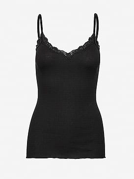 Rosemunde Øko Strop Top Black XL