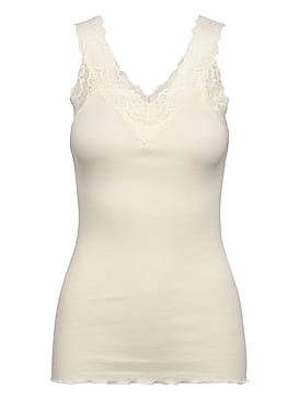 Rosemunde RWBernadine Organic Cotton SL Lace Top Ivory XL