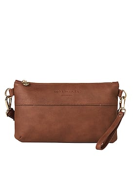 Rosemunde Clutch Cocoa Brown Gold