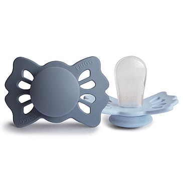 FRIGG Lucky Sutter i Silikone 2-pak Slate/Powder Blue Str. 1