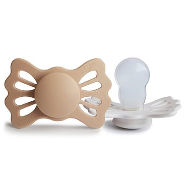 FRIGG Lucky Sutter i Silikone 2-pak Silky Satin/Cream str. 2