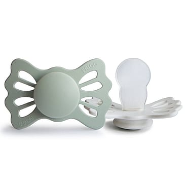 FRIGG Lucky Sutter i Silikone 2-pak Sage/Silver Grey Str. 2