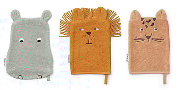 LIEWOOD Vaskeklud 3-pak Safari Mix