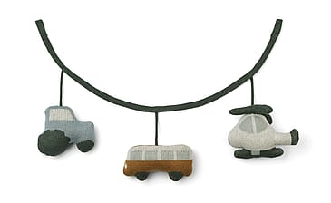 LIEWOOD Marlen Barnevognskæde Vehicles - Blue Fog Multi Mix