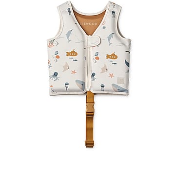 LIEWOOD Dove Swim Vest Sea Creature / Sand 11-15 Kg