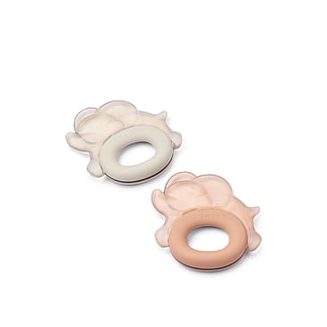 LIEWOOD Rita Elephant Cooling Teether 2-Pack Pale Tuscany / Sandy