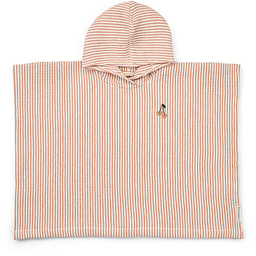 LIEWOOD Paco Poncho med broderi Tuscany rose / Creme de la creme 7-8 år