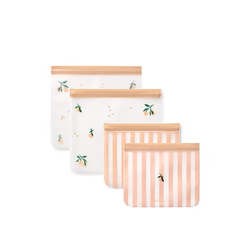 LIEWOOD Rebus Reusable Food Bags 4-Pack