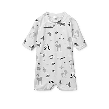 LIEWOOD Thor Baby Swim Jumpsuit Sandy Str. 62