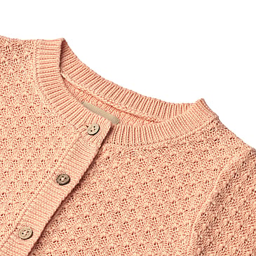 WHEAT Knit Cardigan Magnella Pink Sand Str 122/7 år