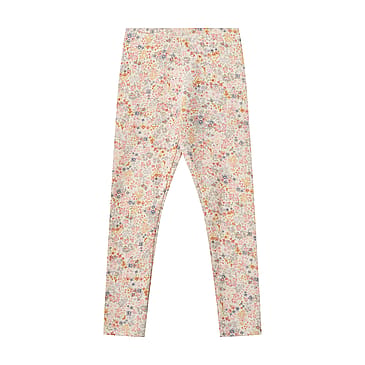 WHEAT Jersey Legggings Jules Bright Flowers Str 122/7 år