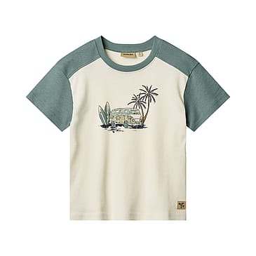 WHEAT T-Shirt Short Sleeve Hector Ivory Str 104/4 år