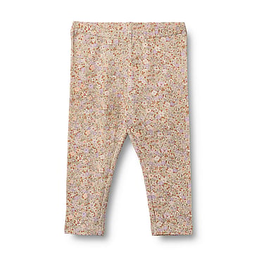 WHEAT Jersey Leggings Jules Baby Lilac Flower Meadow Str 74/9m