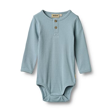 WHEAT Body Long Sleeve Benny Calm Blue Str 74/9m