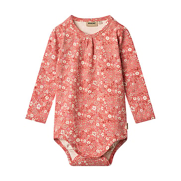 WHEAT Body Long Sleeve Liv Coral Flowers Str 80/12 m