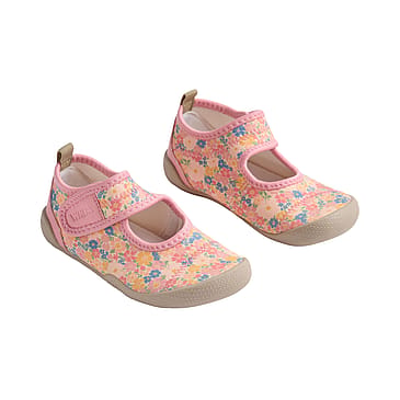 WHEAT Beach Shoe Wavey Multi Flowers 26