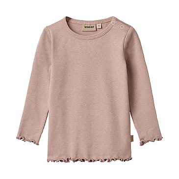 WHEAT T-Shirt Long Sleeve Ida Rose Powder Str 80/12 m