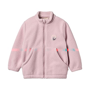 WHEAT Fleece Jacket Helge Lavender Mist Str 116/6 år