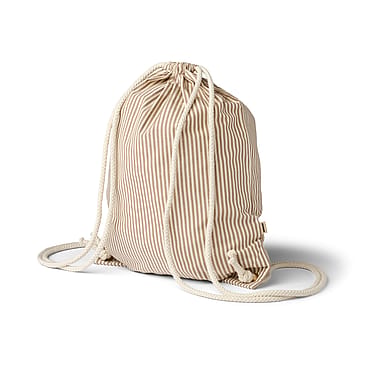 WHEAT Gym Bag Yuna Cappucino Stripe