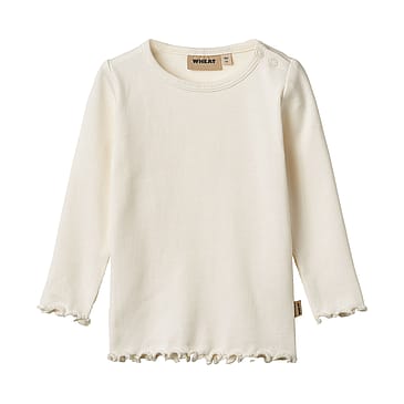 WHEAT T-Shirt Long Sleeve Ida Ivory Str 62/3 m